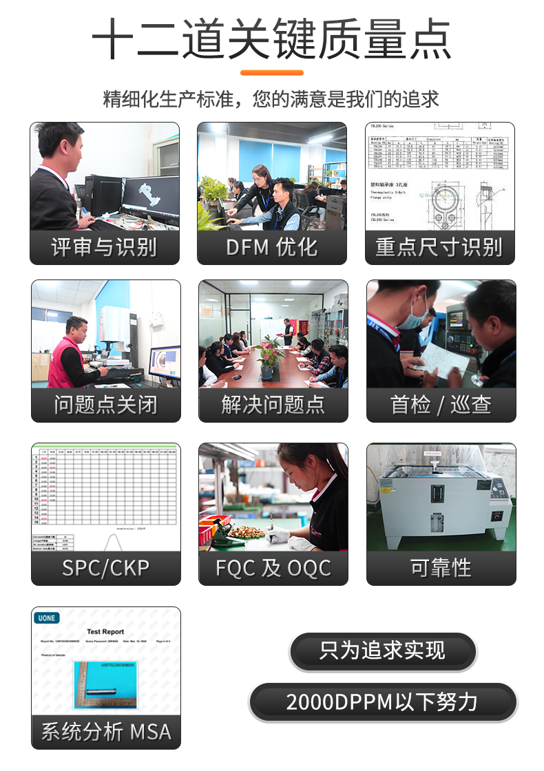 数控车床加工产品严格质检