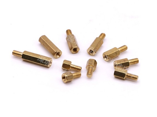 黄铜滚花埋铸件加工